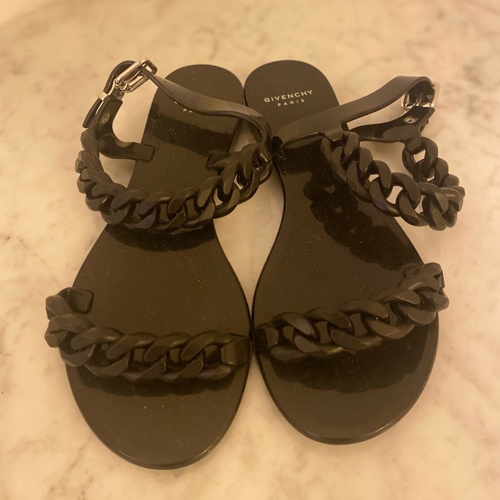 GIVENCHY Jelly Chain Sandals